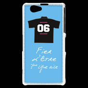 Coque Sony Xperia Z1 Compact Troisième ligne G Bonus offensif-défensif Bleu 2