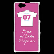 Coque Sony Xperia Z1 Compact Troisième ligne D Bonus offensif-défensif Rose