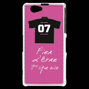 Coque Sony Xperia Z1 Compact Troisième ligne D Bonus offensif-défensif Rose 2