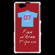 Coque Sony Xperia Z1 Compact Troisième ligne D Bonus offensif-défensif Rouge 2