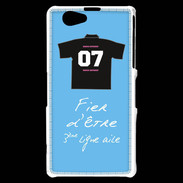 Coque Sony Xperia Z1 Compact Troisième ligne D Bonus offensif-défensif Bleu 2