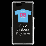 Coque Sony Xperia Z1 Compact Troisième ligne centre Bonus offensif-défensif Noir 2