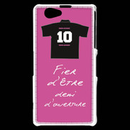 Coque Sony Xperia Z1 Compact Demi d'ouverture Bonus offensif-défensif Rose 2