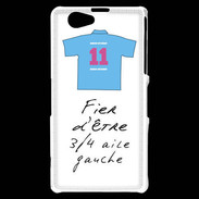 Coque Sony Xperia Z1 Compact 3/4 aile gauche Bonus offensif-défensif Blanc 2