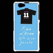 Coque Sony Xperia Z1 Compact 3/4 aile gauche Bonus offensif-défensif Bleu 2