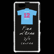 Coque Sony Xperia Z1 Compact 3/4 centre G Bonus offensif-défensif Noir 2