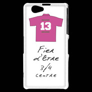 Coque Sony Xperia Z1 Compact 3/4 centre D Bonus offensif-défensif Blanc
