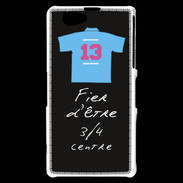 Coque Sony Xperia Z1 Compact 3/4 centre D Bonus offensif-défensif Noir 2