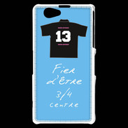 Coque Sony Xperia Z1 Compact 3/4 centre D Bonus offensif-défensif Bleu 2