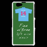 Coque Sony Xperia Z1 Compact 3/4 aile droit Bonus offensif-défensif Vert 2