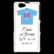 Coque Sony Xperia Z1 Compact 3/4 aile droit Bonus offensif-défensif Blanc 2