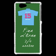 Coque Sony Xperia Z1 Compact 3/4 arrière Bonus offensif-défensif Vert 2