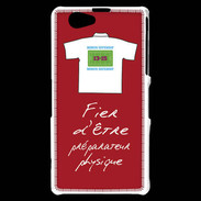 Coque Sony Xperia Z1 Compact Préparateur physique Bonus offensif-défensif Rouge