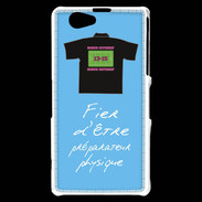 Coque Sony Xperia Z1 Compact Préparateur physique Bonus offensif-défensif Bleu 2