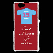 Coque Sony Xperia Z1 Compact 3/4 arrière Bonus offensif-défensif Rouge 2