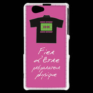 Coque Sony Xperia Z1 Compact Préparateur physique Bonus offensif-défensif Rose 2