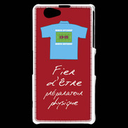 Coque Sony Xperia Z1 Compact Préparateur physique Bonus offensif-défensif Rouge 2
