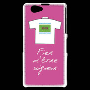 Coque Sony Xperia Z1 Compact Soigneur Bonus offensif-défensif Rose