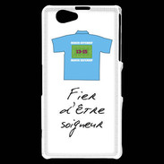 Coque Sony Xperia Z1 Compact Soigneur Bonus offensif-défensif Blanc 2