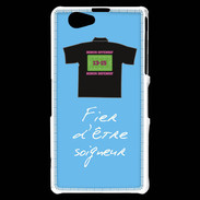 Coque Sony Xperia Z1 Compact Soigneur Bonus offensif-défensif Bleu 2