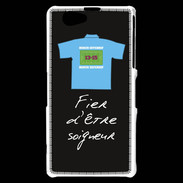 Coque Sony Xperia Z1 Compact Soigneur Bonus offensif-défensif Noir 2