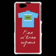 Coque Sony Xperia Z1 Compact Soigneur Bonus offensif-défensif Rouge 2
