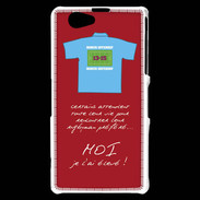Coque Sony Xperia Z1 Compact Moi je l'ai élevé Bonus offensif-défensif Rouge 2