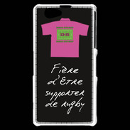 Coque Sony Xperia Z1 Compact Supporters Bonus offensif-défensif Noir