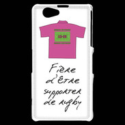 Coque Sony Xperia Z1 Compact Supporters Bonus offensif-défensif Blanc