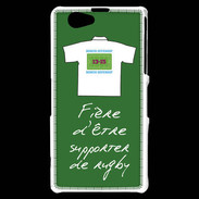 Coque Sony Xperia Z1 Compact Supporters Bonus offensif-défensif Vert