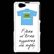 Coque Sony Xperia Z1 Compact Supporters Bonus offensif-défensif Blanc 2