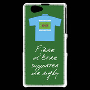 Coque Sony Xperia Z1 Compact Supporters Bonus offensif-défensif Vert 2
