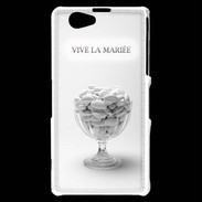 Coque Sony Xperia Z1 Compact Vive les mariées PR 