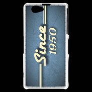 Coque Sony Xperia Z1 Compact Since 1950 Bleu