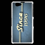 Coque Sony Xperia Z1 Compact Since 1996 Bleu