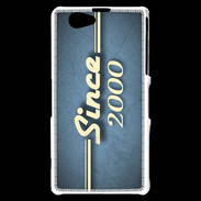 Coque Sony Xperia Z1 Compact Since 2000 Bleu