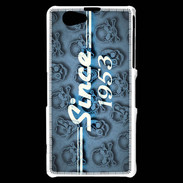 Coque Sony Xperia Z1 Compact Since crane bleu 1953