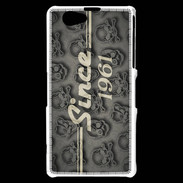 Coque Sony Xperia Z1 Compact Since crane gris 1961