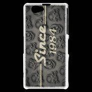 Coque Sony Xperia Z1 Compact Since crane gris 1984