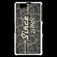 Coque Sony Xperia Z1 Compact Since crane gris 1988