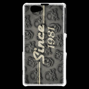 Coque Sony Xperia Z1 Compact Since crane gris 1981