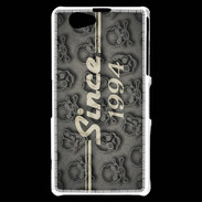 Coque Sony Xperia Z1 Compact Since crane gris 1994