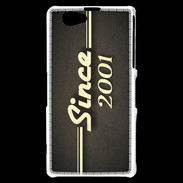 Coque Sony Xperia Z1 Compact Since crane gri 2001