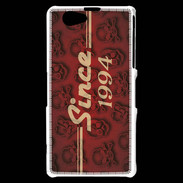 Coque Sony Xperia Z1 Compact Since crane rouge 1994