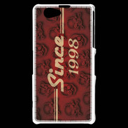 Coque Sony Xperia Z1 Compact Since crane rouge 1998