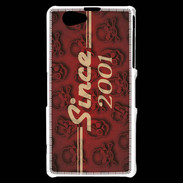 Coque Sony Xperia Z1 Compact Since crane rouge 2001