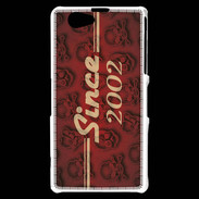 Coque Sony Xperia Z1 Compact Since crane rouge 2002
