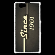 Coque Sony Xperia Z1 Compact Since 1961 gris