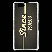 Coque Sony Xperia Z1 Compact Since 1963 gris