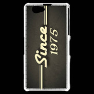 Coque Sony Xperia Z1 Compact Since 1975 gris